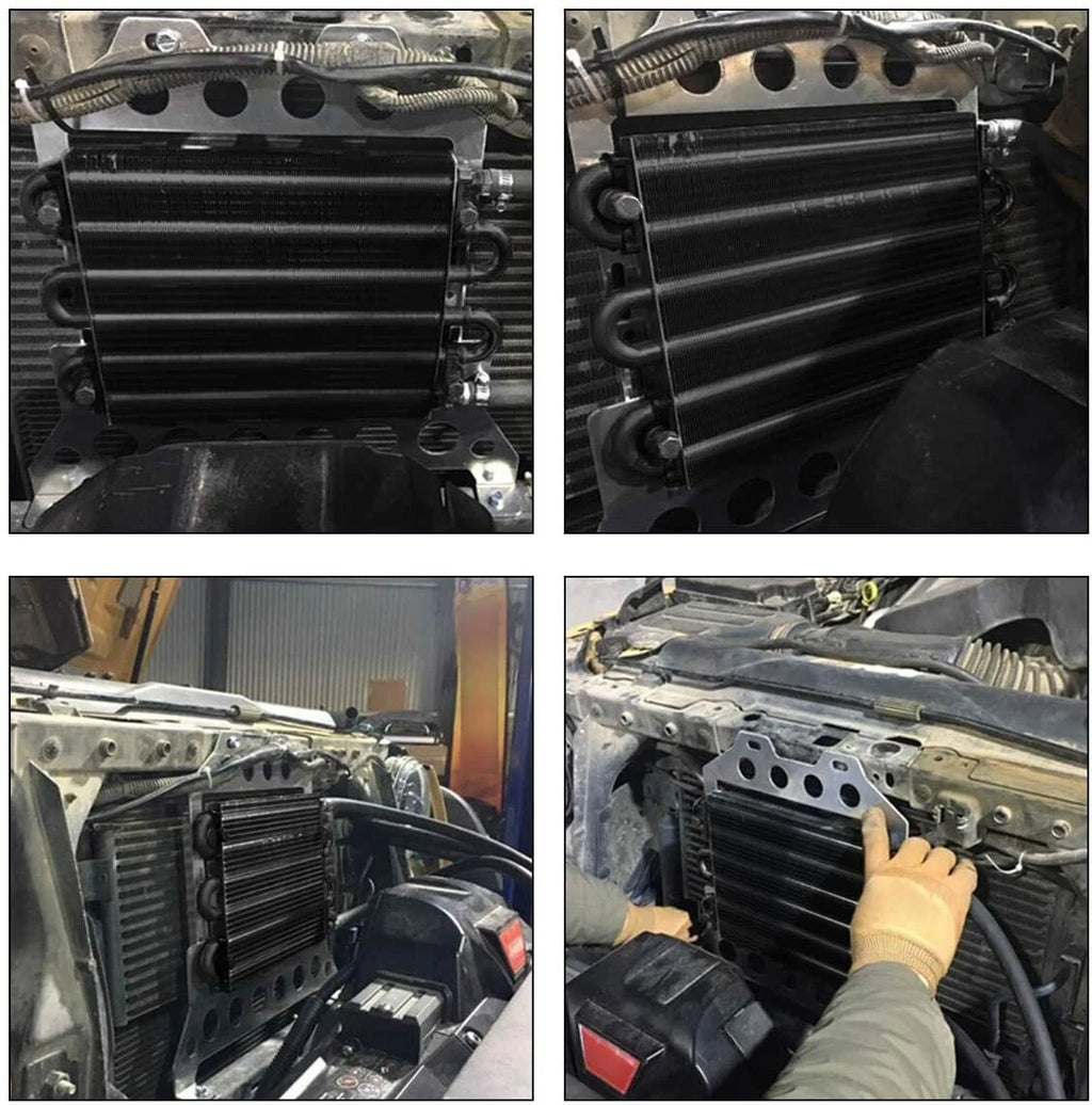 8 Row Transmission Oil Cooler Kit for Auto-Manual Radiator (Universal)