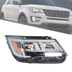 Passenger Side Headlight with LED DRL Chrome Housing for Ford Explorer (2016â2019)