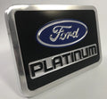 Trailer Tow Hitch Cover Plug Premium for Ford Platinum Billet Aluminum (2")