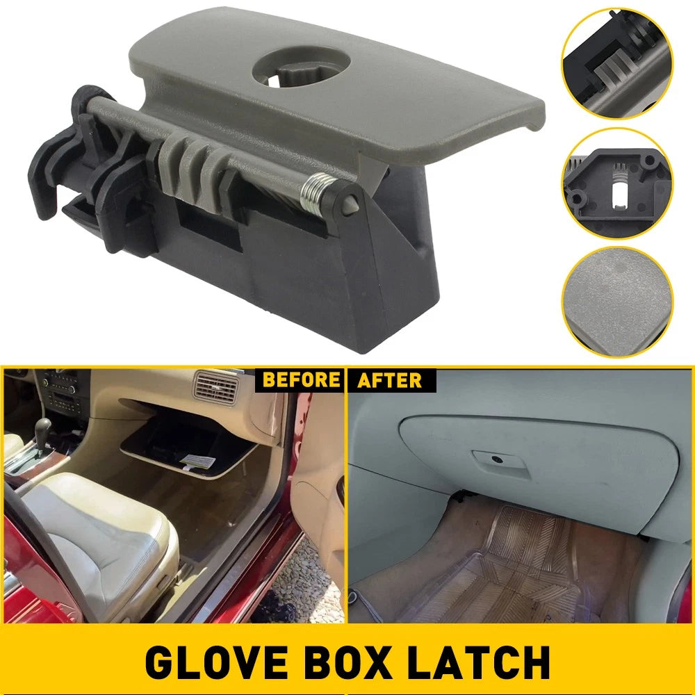 Glove Box Lock Latch for Buick LaCrosse (2005–2009) Light Gray