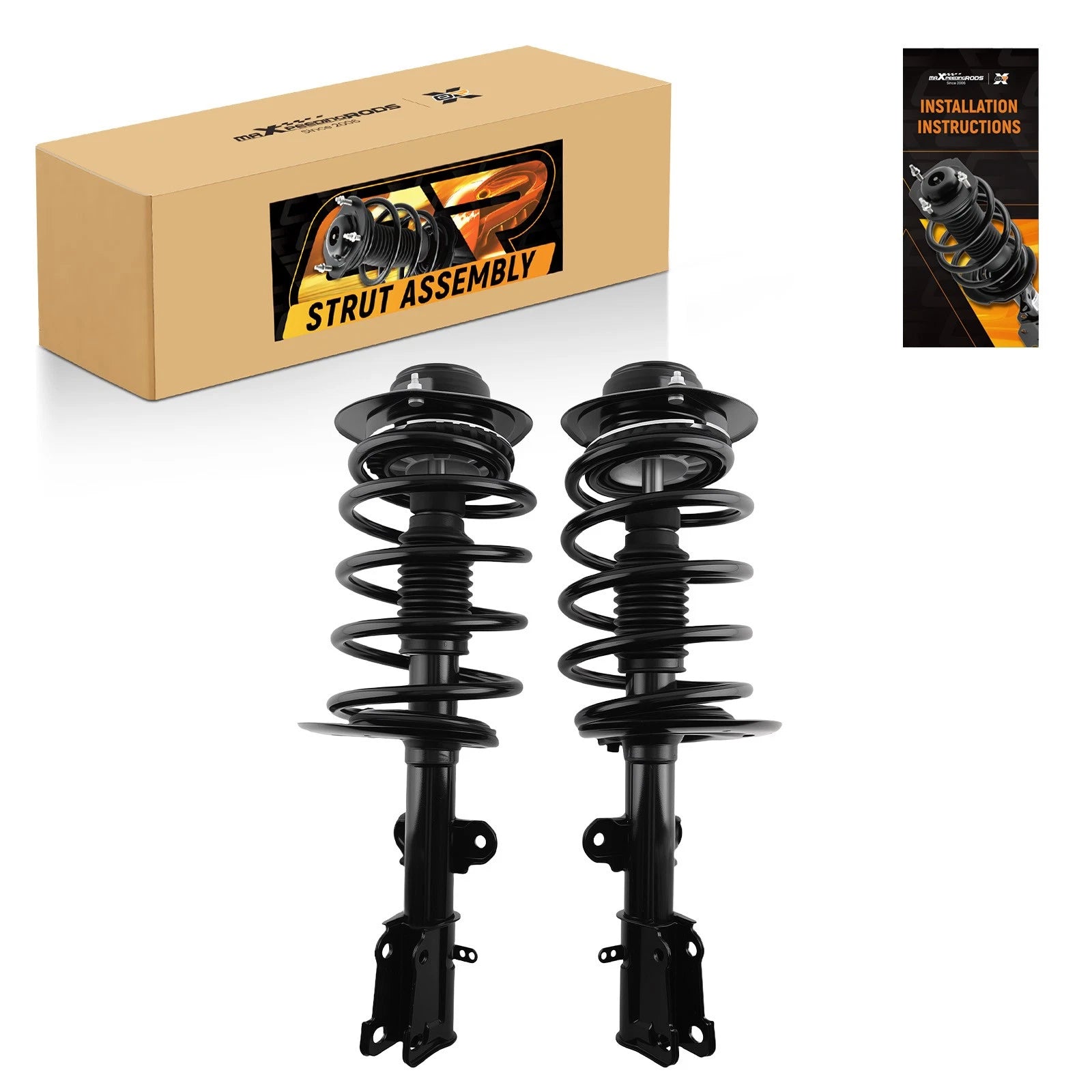 2pcs Front Struts Shock & Coil Springs Assembly for Chrysler Pacifica (2004–2008)
