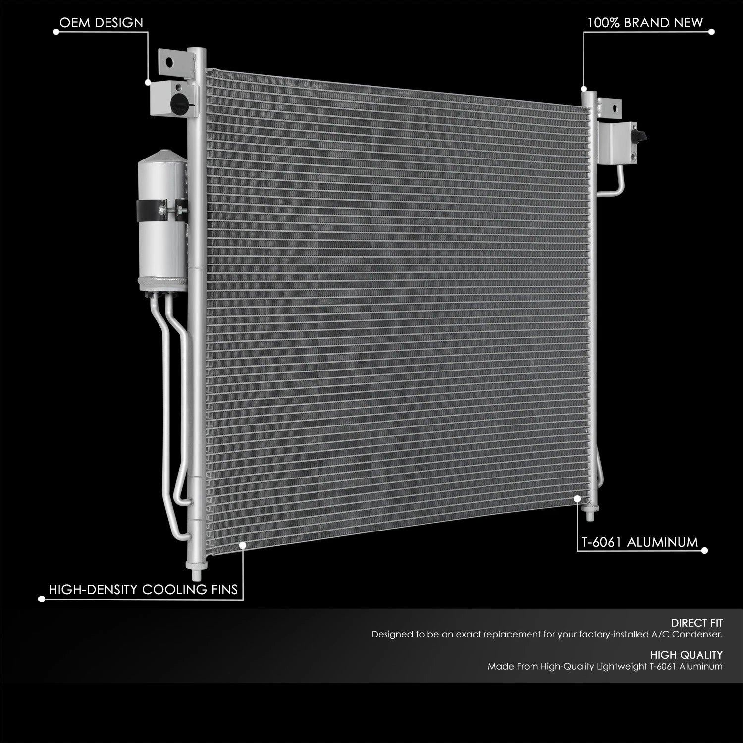 A/C Condenser Assembly for Nissan Pathfinder Xterra (2005–2007)