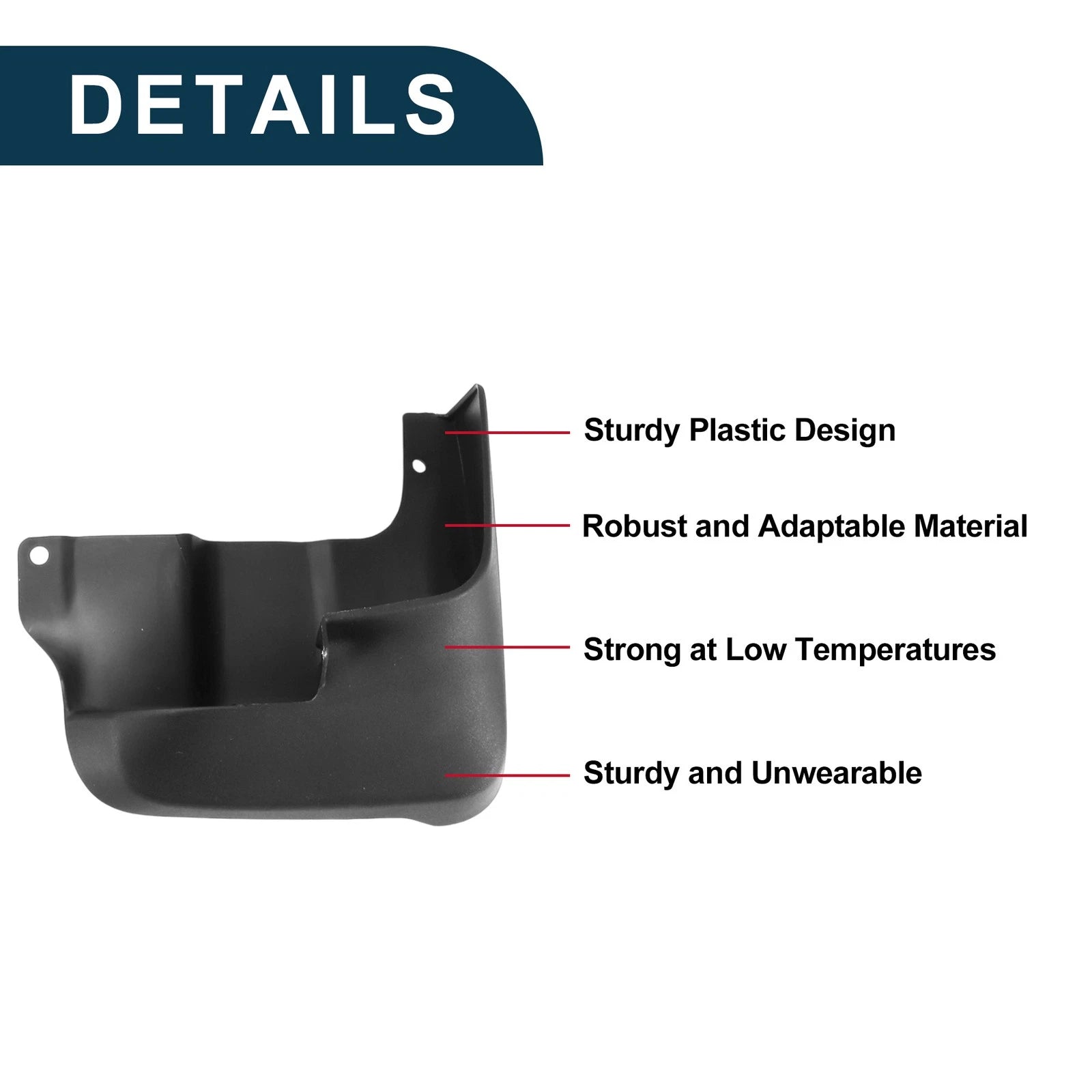 Set of 4 Mud Flaps Splash Guards for Toyota Sienna (2004–2010)