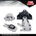 Set of 3 Motor and Transmission Mounts for Buick Encore (2013–2015)