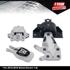 Set of 3 Motor and Transmission Mounts for Buick Encore (2013–2015)