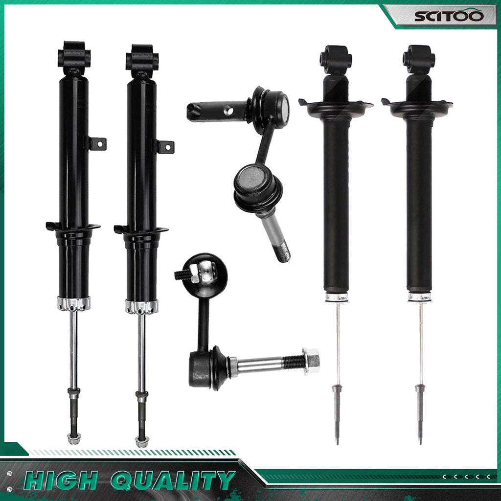 Full Set of Shocks, Struts & Sway Bar Links for Lexus GS300 GS400 GS430 (1998–2005)