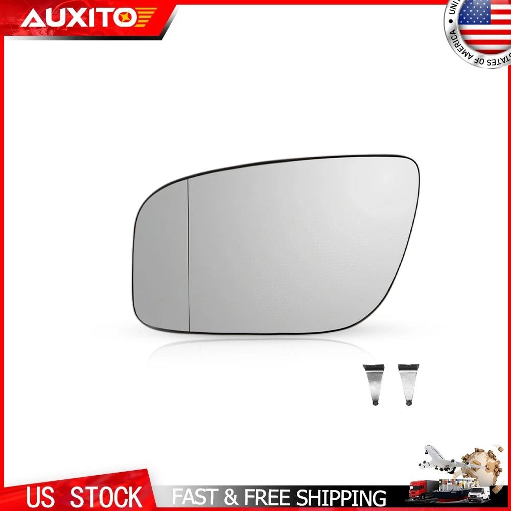 Left Mirror Glass for Mercedes-Benz E Class W211 E320 E350 E550 E63 (2007–2009)