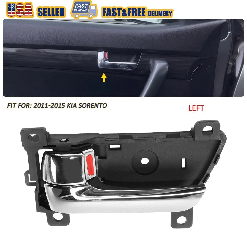 Chrome Interior Door Handle Left for Kia Sorento (2011–2015)