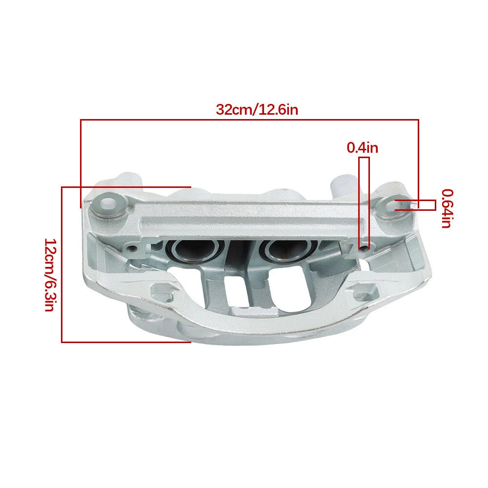 Rear Brake Calipers with Bracket for Chevrolet Silverado 2500 HD (2011-2019)