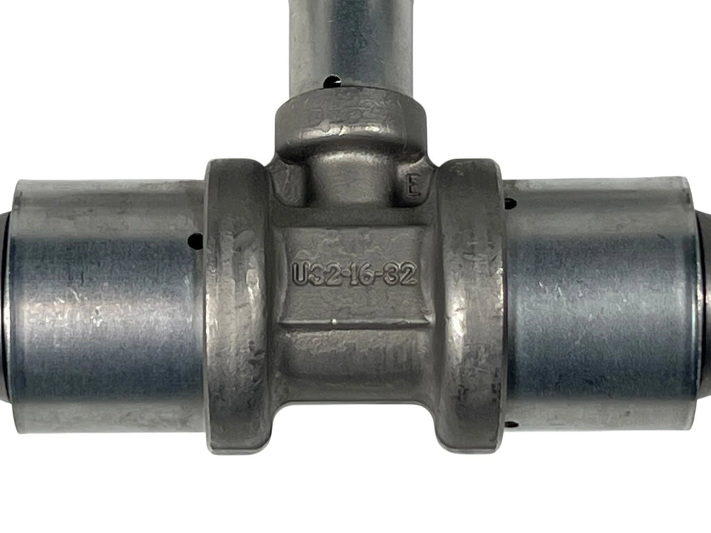 Set of 2 Tee Reducer Fittings for Uponor S-Press PLUS (32-16-32)