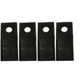 Set of 4 LH Disc Mower Blades for Universal Products (Replaces 559-032-10)