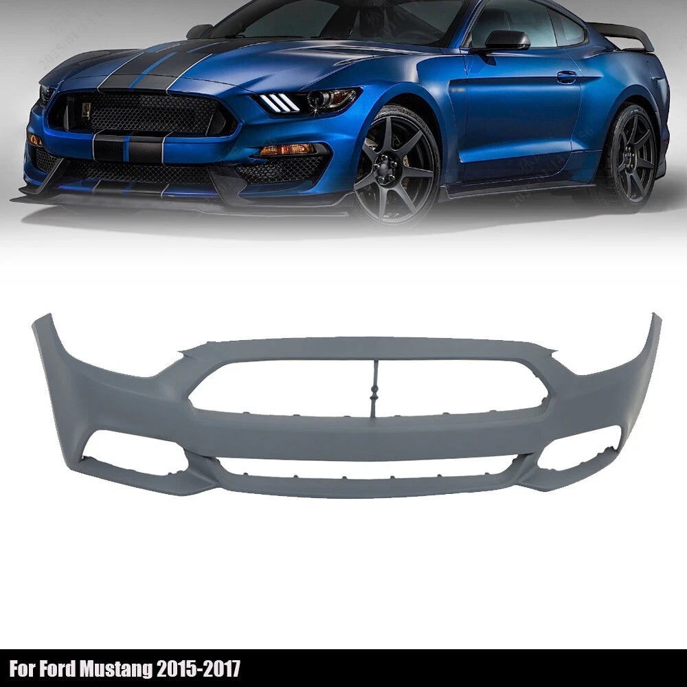 Front Bumper Cover for Ford Mustang (2015–2017) Black Primed