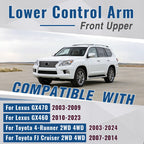 Front Upper Control Arms for Toyota 4Runner (2003–2024), FJ Cruiser (2007–2014)