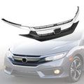Front Upper Grille with Chrome Eyelid Molding for Honda Civic Sedan (2016–2018)