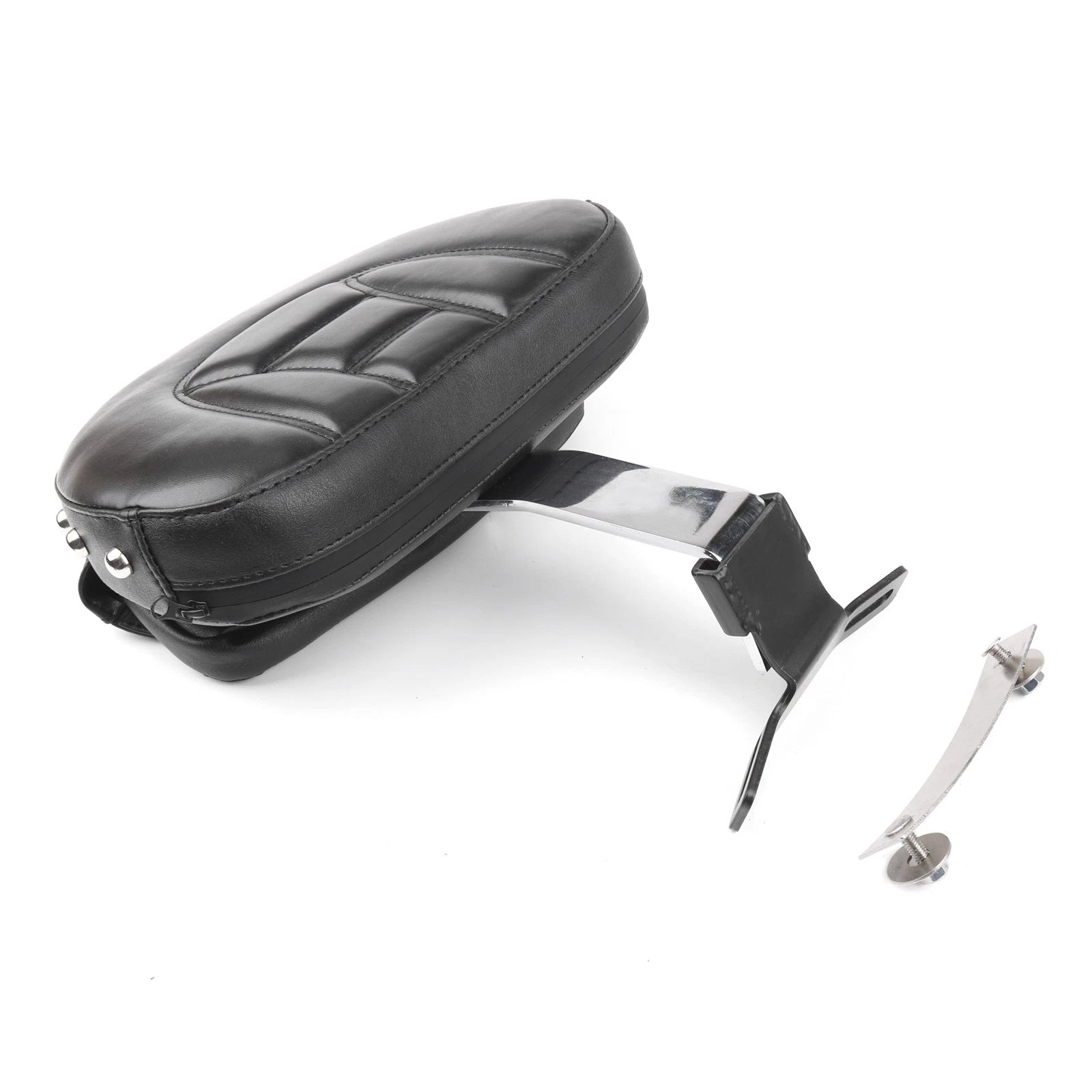 Driver Seat Backrest Pad for Harley Fatboy FLSTF Heritage Softail (2007–2017)