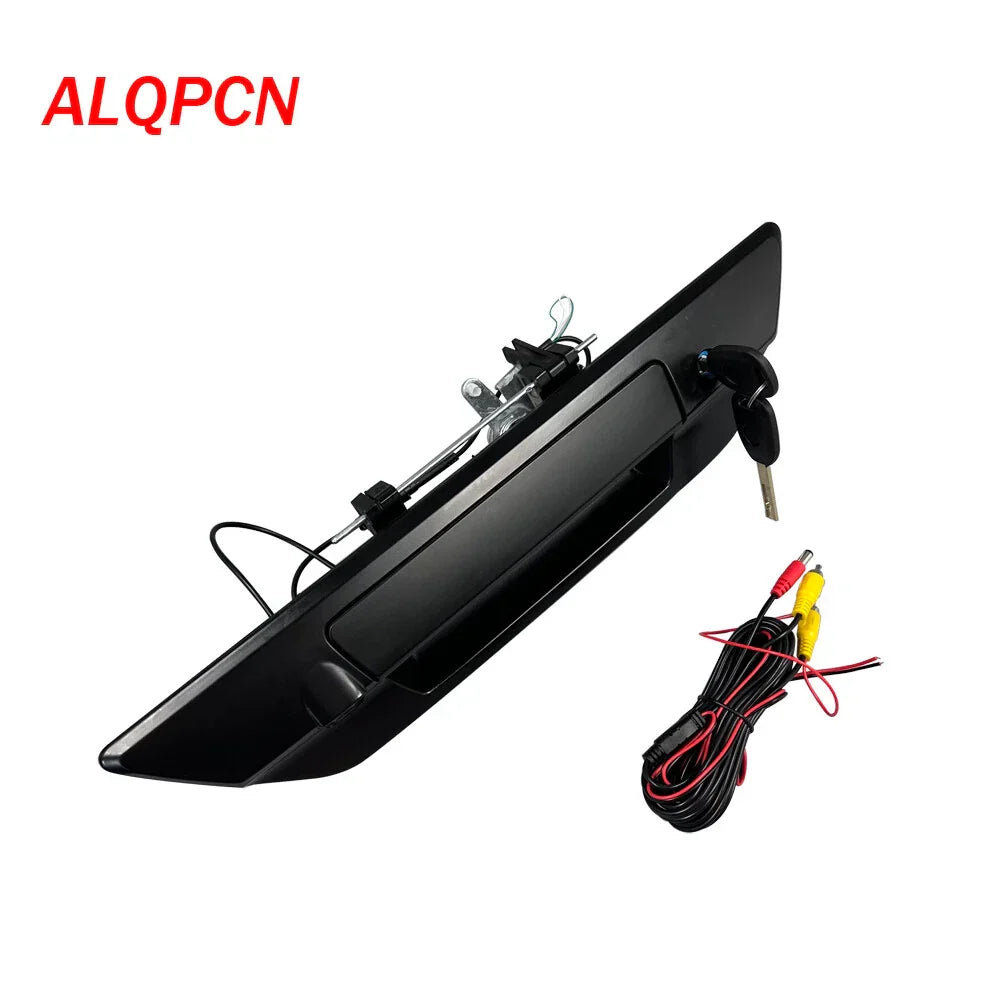 Black Tailgate Handle w/ Lock Key Cylinder & Camera for Toyota Hilux Revo (2015)