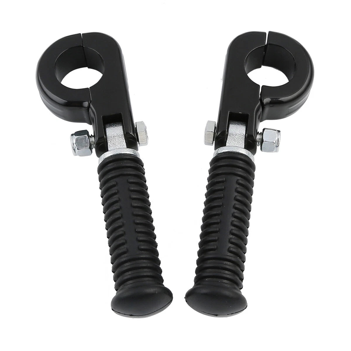 1 1/4" Highway Engine Guards Footpegs Mount Clamps for Harley Touring