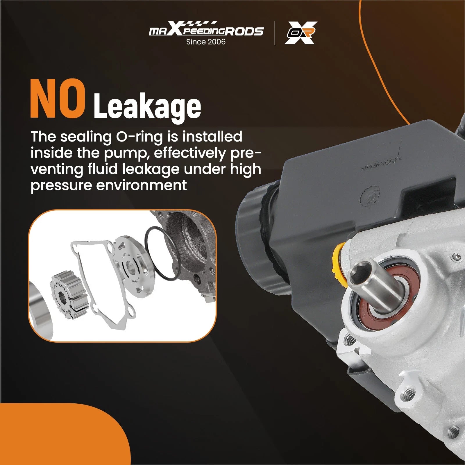 Power Steering Pump with Reservoir for GM Type II (0.665 Shaft)