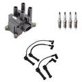 Set of 4 Denso Ignition Coil Wires & NGK G-Power Platinum Spark Plugs for Mazda 6