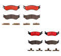 Set of 4 Ceramic Brembo Brake Pads for Dodge Ram 1500 (2002)
