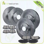 Set of 4 Brake Rotors and Ceramic Pads for Acura TSX (2004–2008) & Honda Accord (2003–2007)