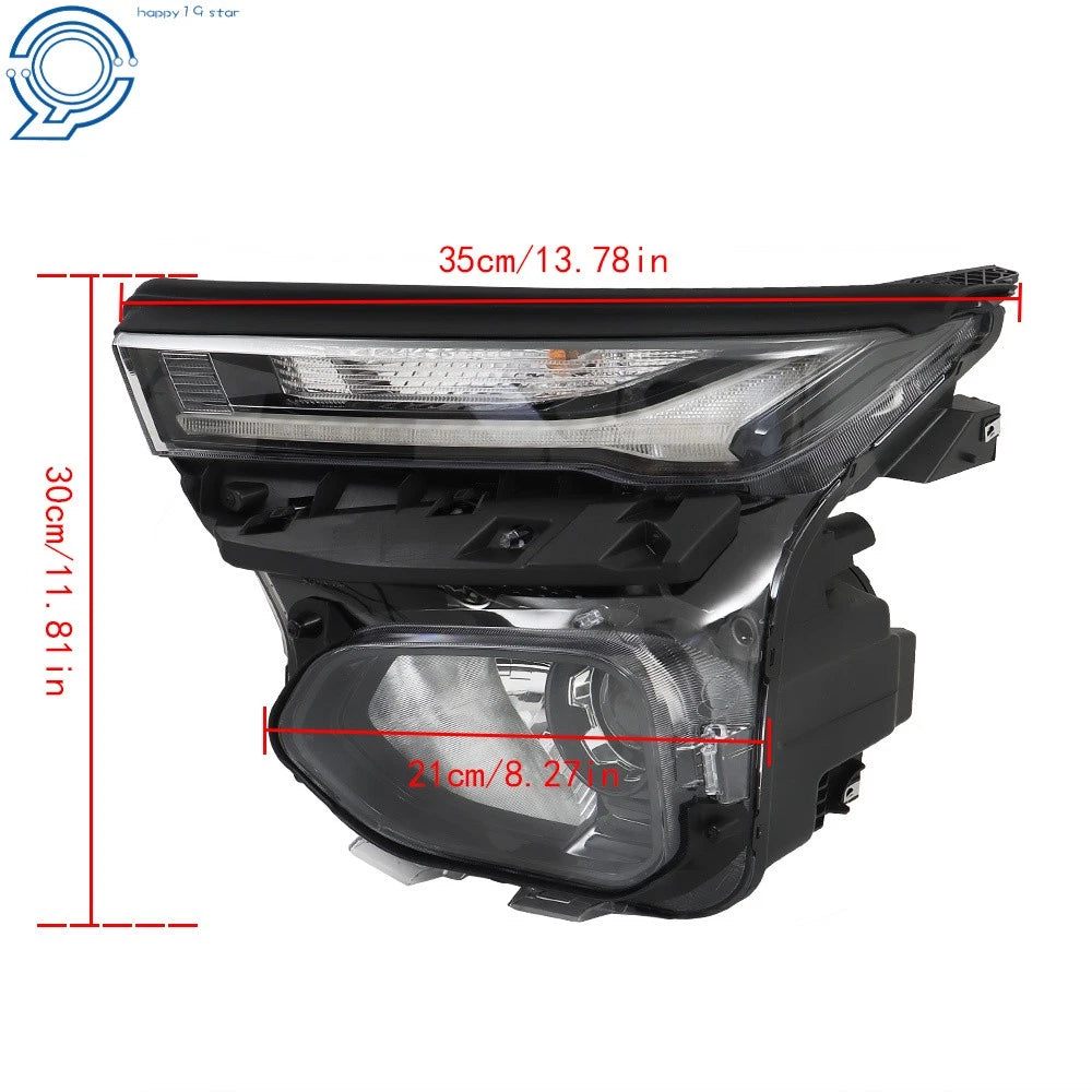 Halogen Headlight Projector with LED DRL for Chevy Trailblazer (2021-2023)