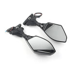 LED Turn Signal Rearview Mirrors for Honda Kawasaki Yamaha YZF R6S (2006-2016)