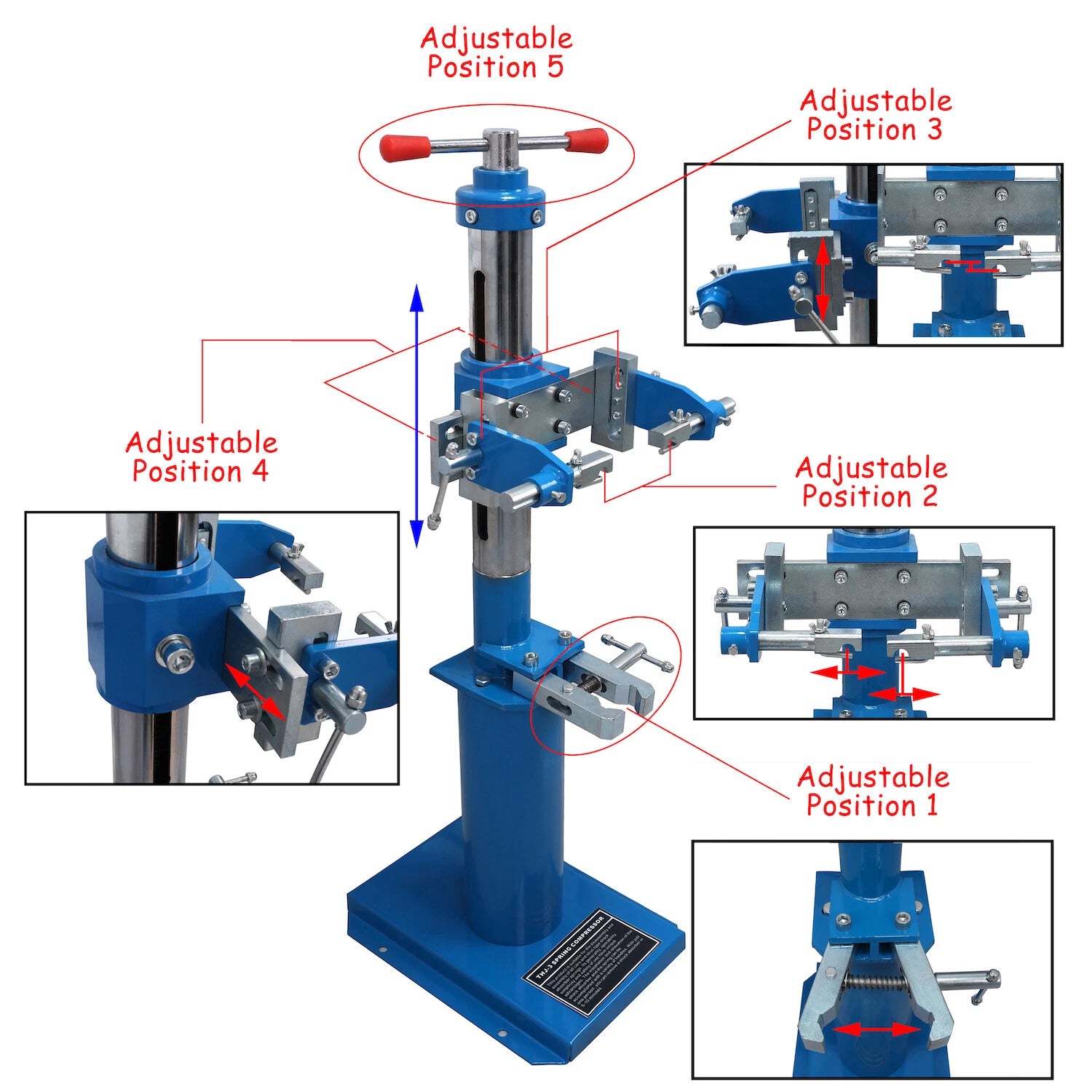 Hydraulic Spring Coil Compressor Jack for Heavy Duty Vehicles