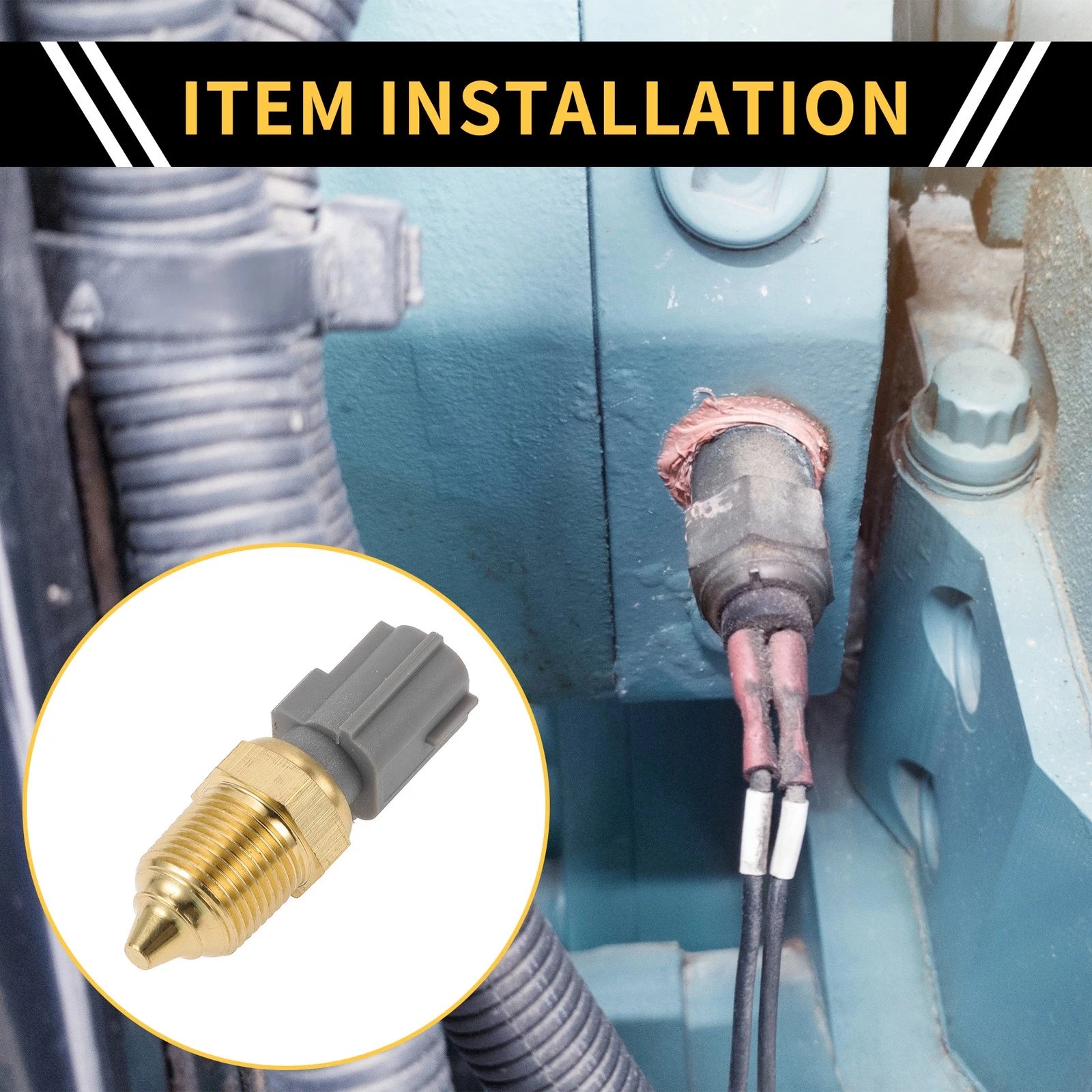 Coolant Temperature Sensor for Ford F-350 Super Duty (1999–2001) No.F5AF12A648AA