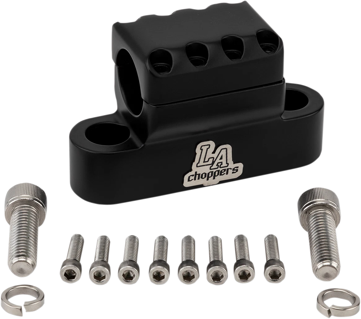 Handlebar Clamp for LA Choppers Kage Fighter (Flat Black) (LA-7335-XXCM)
