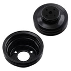 Crank & Water Pump Pulley Set for Ford 289 302 (1965–1967) Steel Double Groove