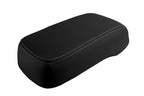 Leather Console Lid Armrest Cover for Hummer H3 (2005–2010) Gray Stitch