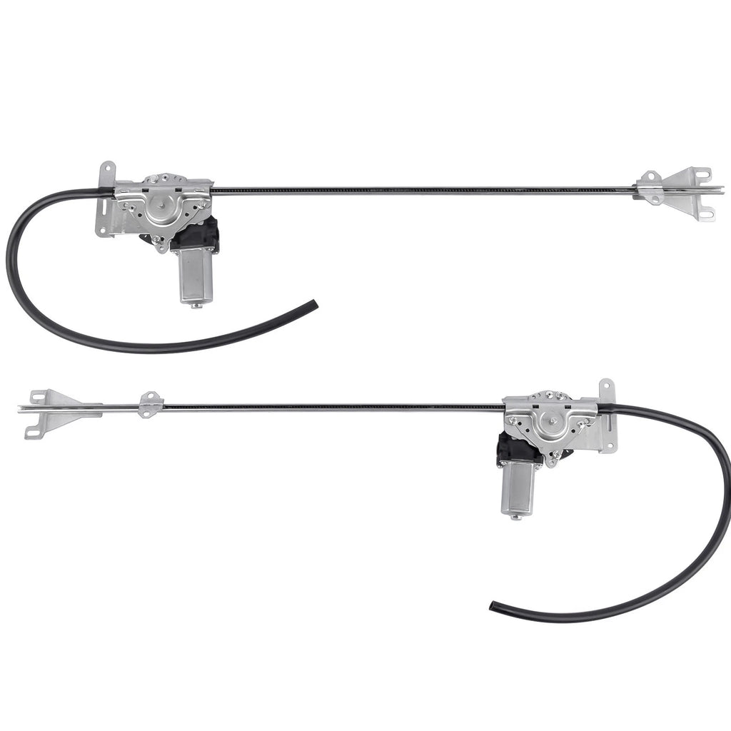 Set of 2 Power Window Regulators with Motor for Freightliner Argosy (1999–2011)