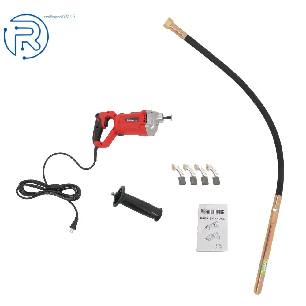 1500W Concrete Vibrating Tool with 4.92 ft Shaft for Concrete Work