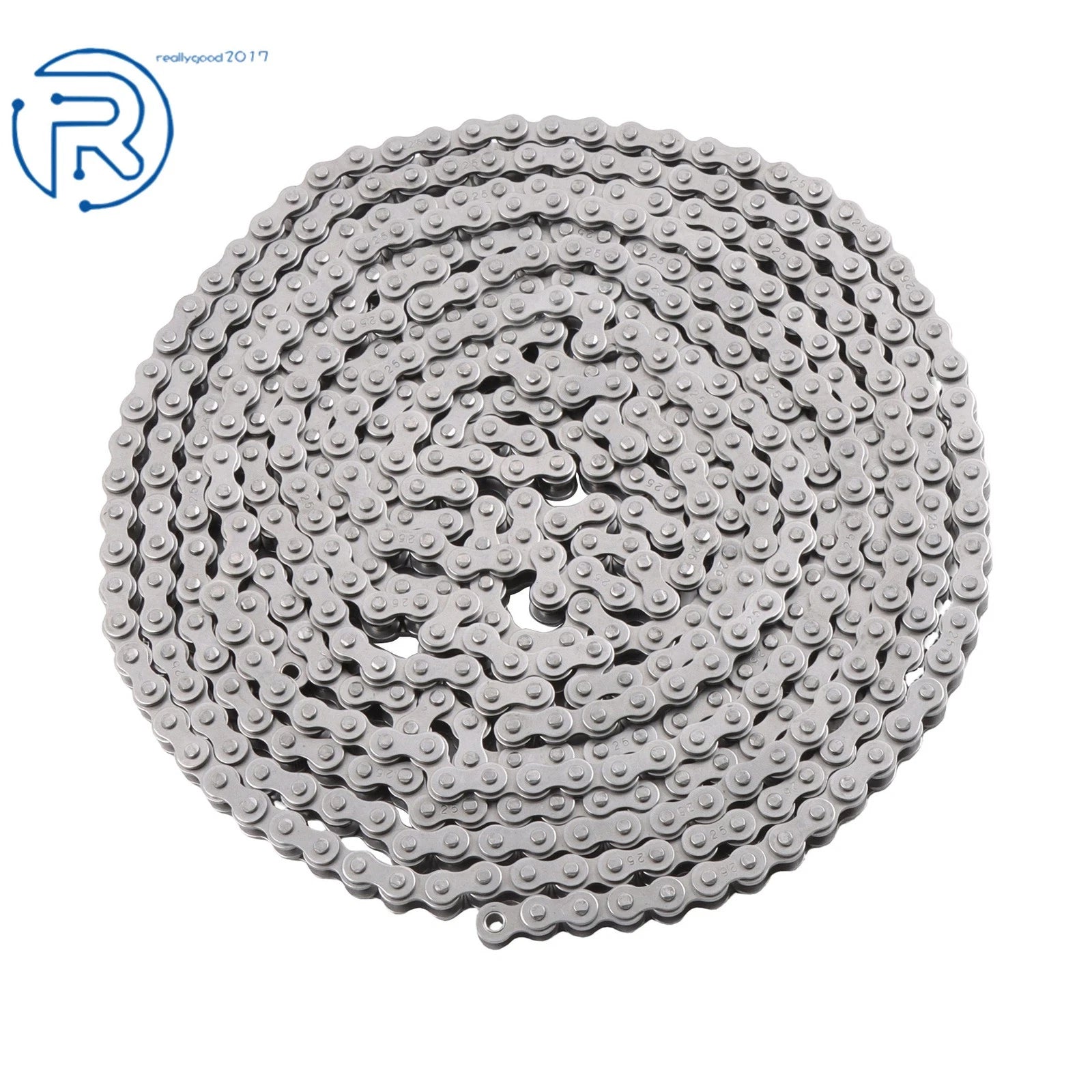 10 Feet of 25 Roller Chain for Various Applications