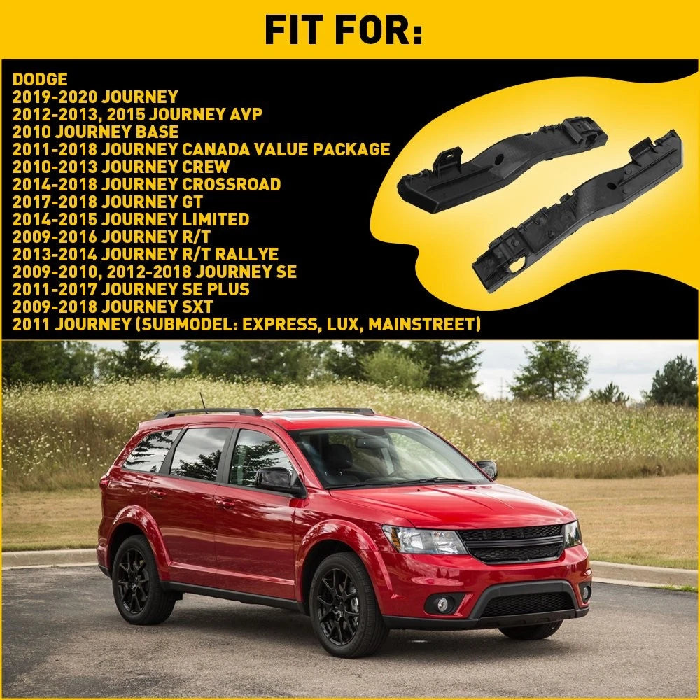 Bumper Bracket Set for Dodge Journey (2009–2020) Front Left & Right
