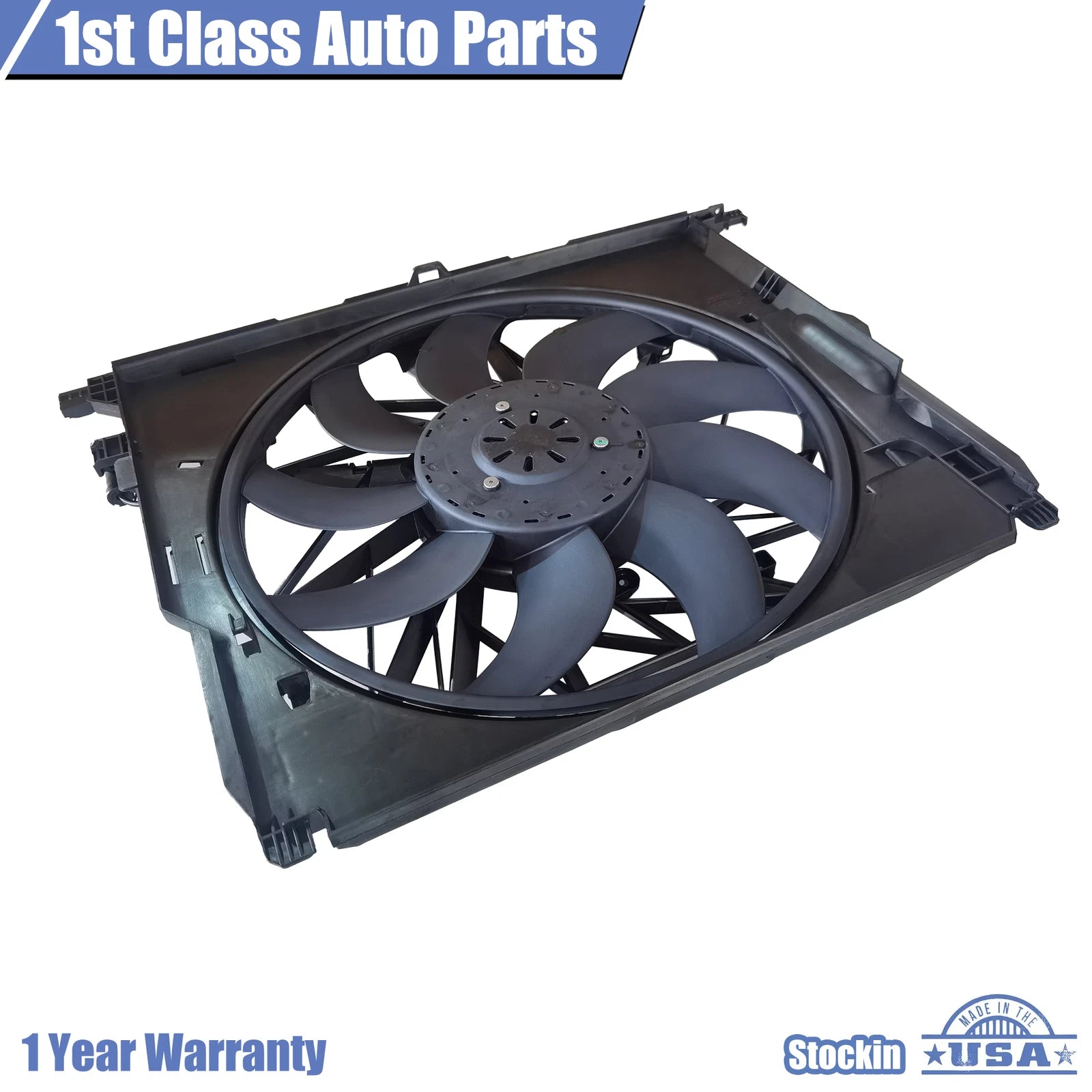 Radiator Cooling Fan for BMW 550i 650i 750i (2011–2017)