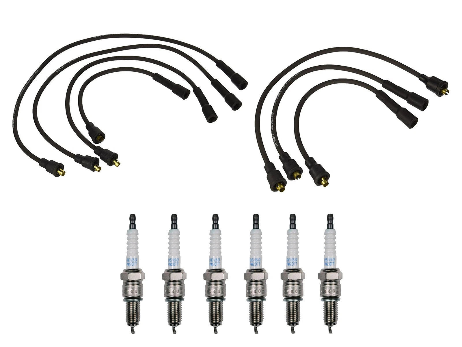 Denso Wire Set & 6 Platinum TT Spark Plugs for Chevy GMC 4.8L L6