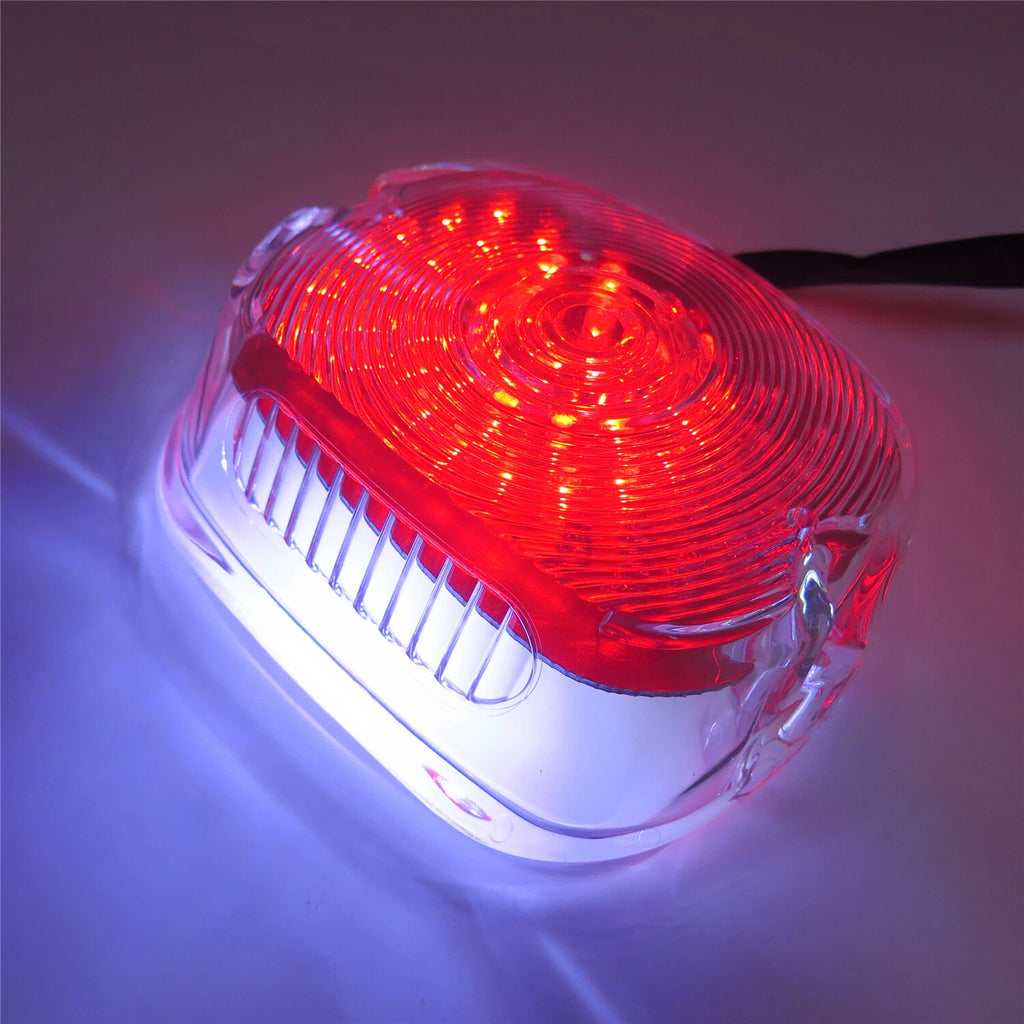 Clear LED Tail Brake Turn Light for Harley Sportster Softail Dyna (1999–2007)