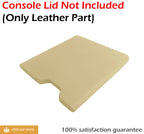 Leather Synthetic Console Armrest Cover for Ford F150 (2015–2019) Beige