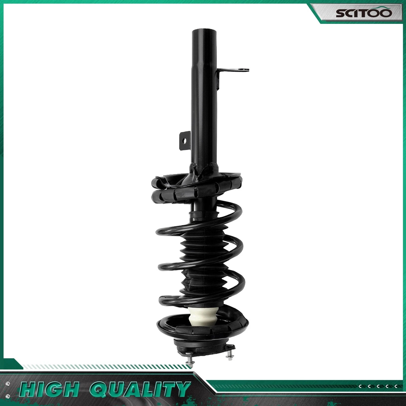 Set of 2 Complete Struts Coil Spring Assembly Kits for Ford Focus (2000–2005)