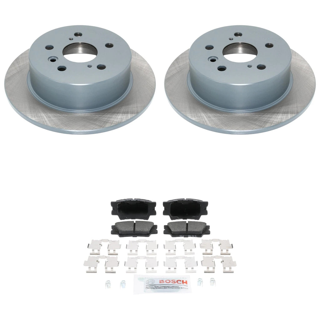 DuraGo Rear Rotors & Bosch Blue Ceramic Disc Brake Pads Kit for Camry (2012–2021)