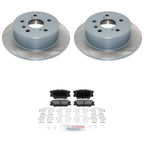 DuraGo Rear Rotors & Bosch Blue Ceramic Disc Brake Pads Kit for Camry (2012–2021)