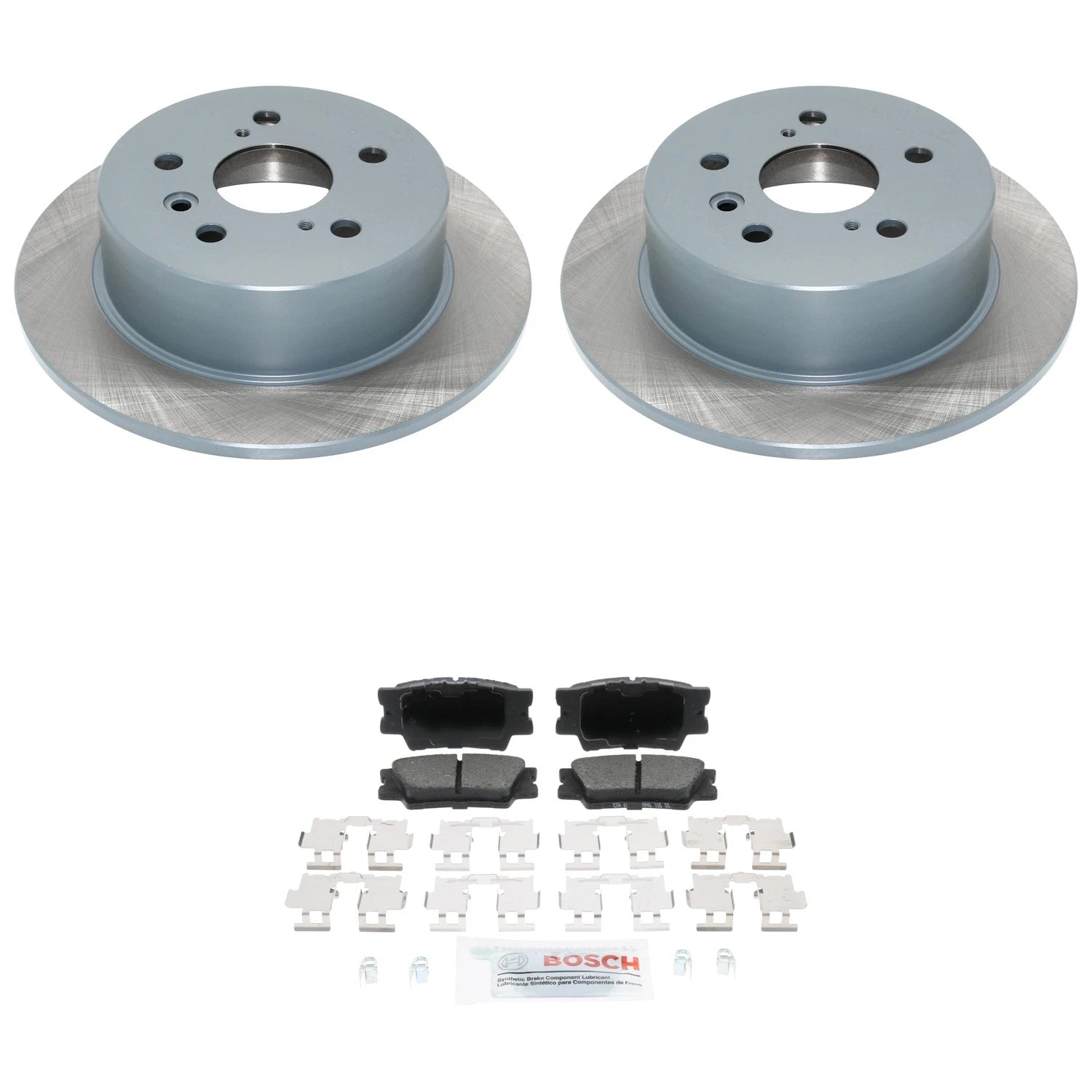 DuraGo Rear Rotors & Bosch Blue Ceramic Disc Brake Pads Kit for Camry (2012–2021)