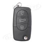 3X Key Fob Case Shell Blade HAA for Audi A2 A3 A4 A6 A8 TT (2000–2019)