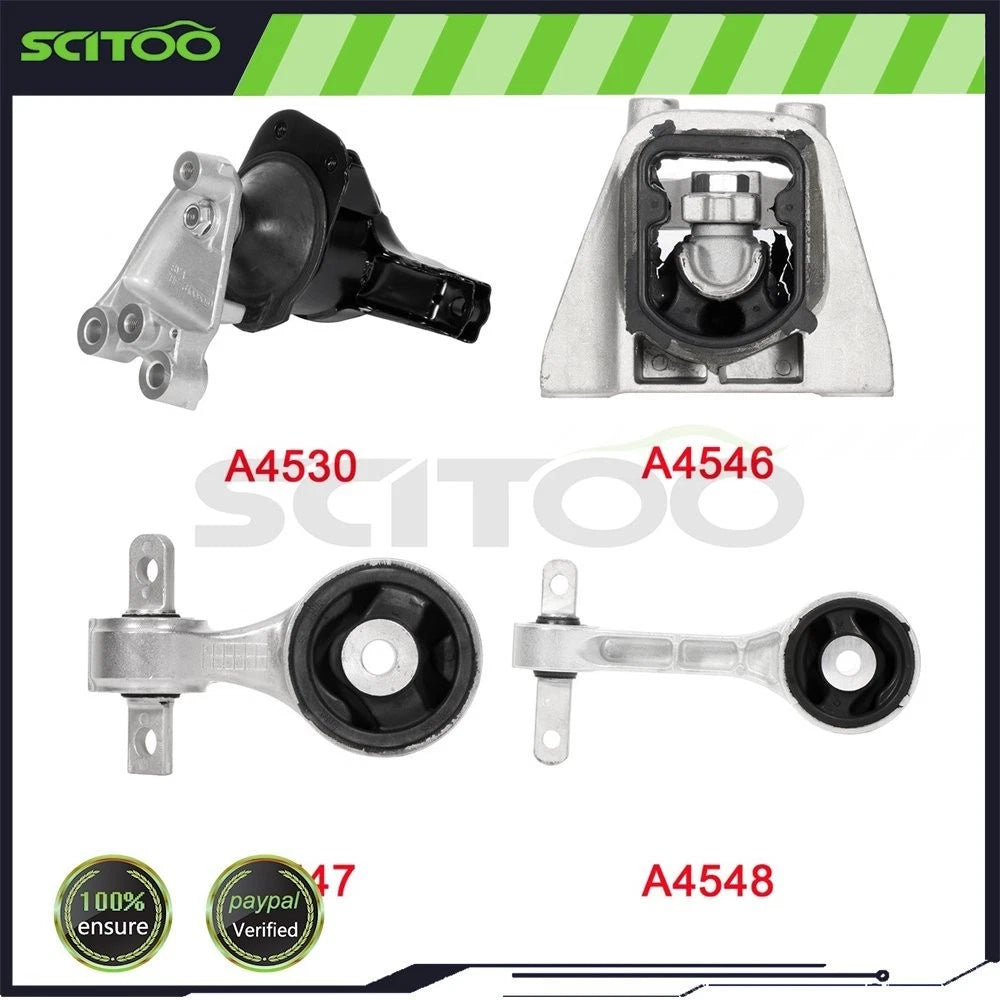 Set of 4 Engine Motor Trans Mounts for Honda Civic 1.8L (2006–2010)