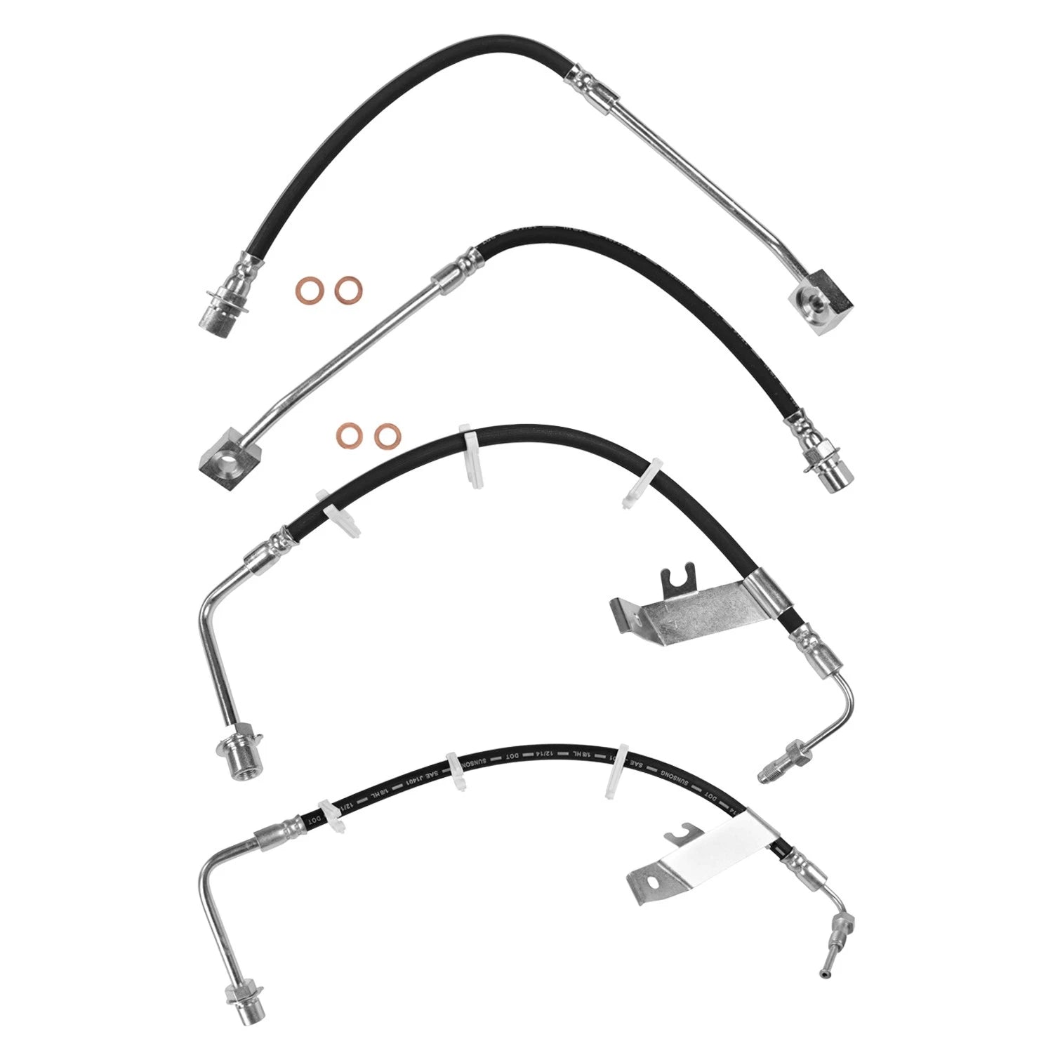 Sunsong Brake Hydraulic Hose Kit for Ford Windstar (1995–2003)