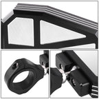 Universal UTV Side View Mirrors Bracket for Roll Cage Bar (1.5" 1.75" 2")