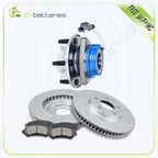 Front Brake Rotors & Ceramic Pads + Wheel Bearing Hub for Olds Aurora Intrigue