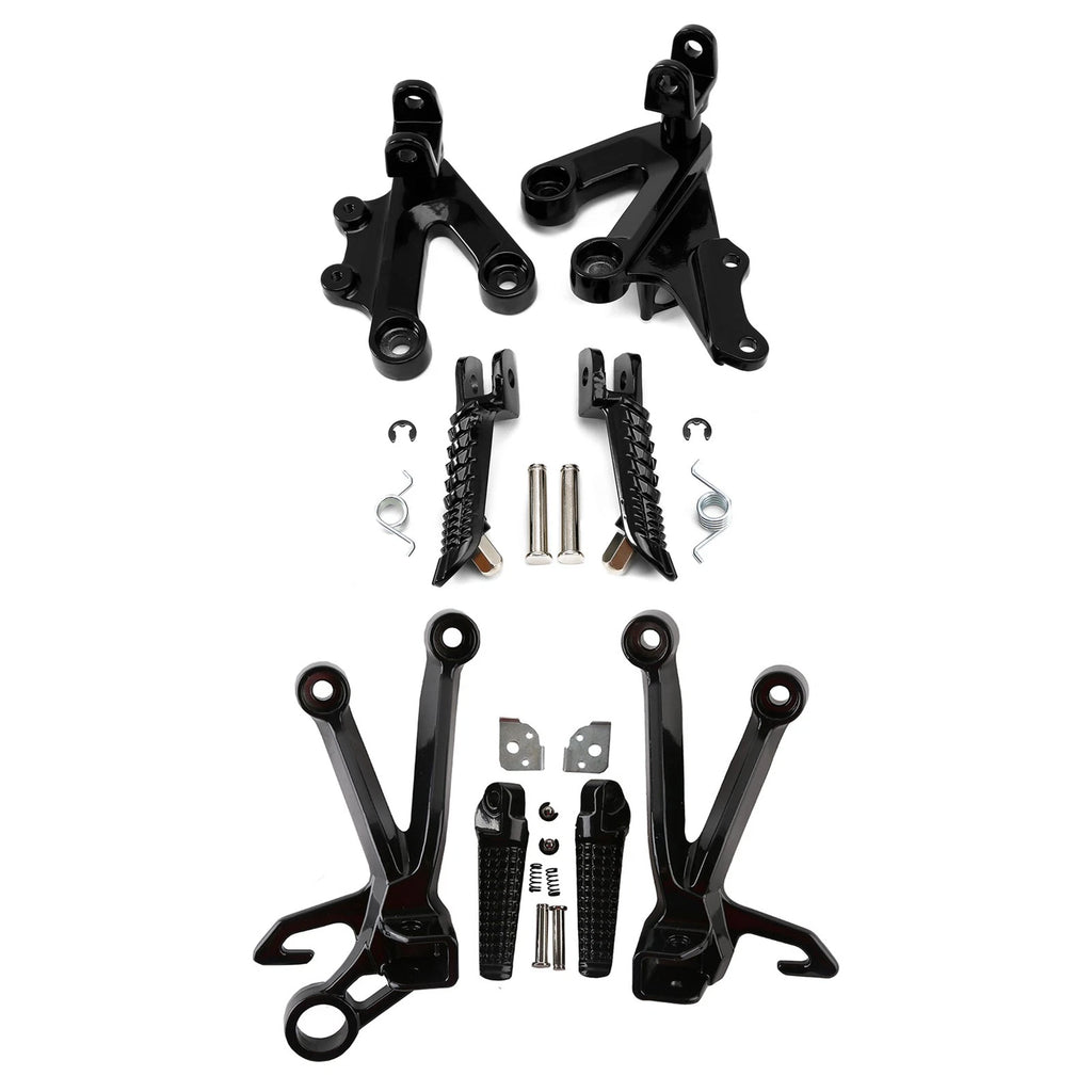 Footrests Peg Bracket Set for Suzuki GSXR1000 (2003–2004) Black
